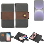 Étui pour Realme GT7 Pro Portefeuille Pare-Chocs Pouchette Protection Casque Bo