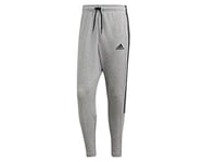 Adidas Men Must Haves 3-Stripes Tiro French Terry Pants - Medium Grey Heather/Black, X-Large