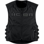 Mc-Väst icon - Brigand stealth xxxx large xxxxl svart textil xxxx-Large