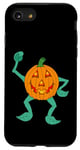 Coque pour iPhone SE (2020) / 7 / 8 Orange Happy Jack O'Lantern