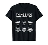 Car Guy Things I Do In My Spare Time Funny Car Enthusiast T-Shirt