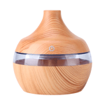 (300ml)USB LED Touch Wood Grain Air Humidifier Purifier Oil Diffuser GB