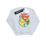 Disney Herr Donald Duck God Jul Sweatshirt L Vit White L