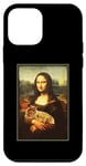 Coque pour iPhone 12 mini Mona Lisa Cat Maine Coon Enseignant d'art de peinture