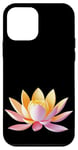 Coque pour iPhone 12 mini Fleur de lotus Yoga métaphysique