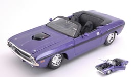 Dodge Challenger R/T Convertible 1970 Métallique Violet 1:24 Modèle 31264 MAISTO