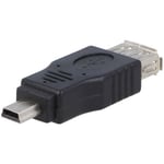 Adnauto - Adaptateur otg usb 2.0 usb a femelle vers usb b mini prise