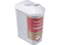 Keeeper Hällbox "Paola", 1,5 Liter, Vit / Transparent Ren Hällning Genom Steglöst Justerbar - 1 St (1048310000000)