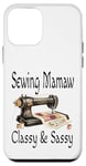 Coque pour iPhone 12 mini Sewing Mamaw Classy And Sassy Queen Machine à coudre vintage