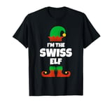 I'm The Swiss Elf Family Pajama Christmas Funny Switzerland T-Shirt