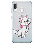 ERT GROUP mobile phone case for Samsung A40 original and officially Licensed Disney pattern Marie 007 optimally adapted to the shape of the mobile phone, partially transparent