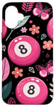 iPhone 16 Plus Retro Pink Lucky Disco 8 Ball For Women Case