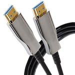Maplin Pro HDMI Cable 10M, Fiber Optical V2.1 48Gbps High-Speed 8K@60Hz 4K@120Hz Dolby/Dynamic HDR/HDCP 2.3/eARC, Compatible with TVs, Monitors, PS/Xbox, Projectors, Soundbars, TV Box, Laptops