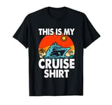 This Is My Cruise Vintage Men Women Kids Cruising T-Shirt