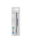 Parker Vector Fountain Pen | Stainless Steel with Chrome Trim | Medium Nib | Blue Ink | Hangtab