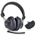 Avantree C519M - Casque Bluetooth à Micro pour PS5 et Switch, Casque sans Fil avec Adaptateur USB C pour PC et Ordinateur Portable, Faible Latence, Prise en Charge de Deux Écouteurs, 40h D'autonomie