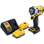 Dcf 922 E2 Clé à choc 18 v 406 Nm 1/2'' Brushless + 2x Powerstack batterie 1,7 Ah + chargeur - Dewalt