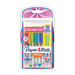 Paper Mate InkJoy Mini Ballpoint Pens | Retractable Medium Point (1.0mm) | Candy Pop Wraps | 10 Count