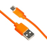 Fast Charging Charger Cable Compatible, Ring Enabled Video Doorbell 3.3ft Orange