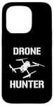 Coque pour iPhone 15 Pro Drone Hunter Objet volant Contrôle de la circulation aérienne