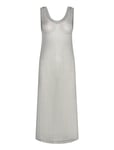 Rabens Sal R Metal Mesh Tank Dress - Cannie Silver