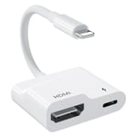 Adaptateur Av Numérique Ethernet Rj45 Vers Hdmi,Convertisseur De Charge,Pour I-Phone 14 I-Pad Vers Tv1080p Réseau Lan Filaire - Type Style 9 Hdmi Chg