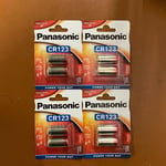 8 x PANASONIC CR123A 3V LITHIUM PHOTO BATTERY 123 CR123 DL123 CR17345 CAMERA