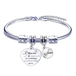 FGHJK Cadeau Fete des Meres Cadeau Maman Fille 2Pcs Bracelet Maman Fille Cadeau Anniversaire Maman Fille Cadeau Maman Fille Original Bracelet Femme Cadeau pour Maman Fille Cadeau Maman pas cher (4)