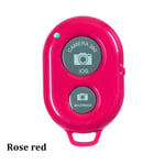 Remote Control Wireless Shutter Bluetooth Rose Red