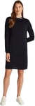 Calvin Klein Women’s Smooth Yarn Knee Length Jumper Dress, Black (Ck Black), L