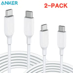 2x Anker Powerline III USB C Cable 60W 10ft Power Delivery Charging for MacBook