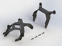 Arrma Nero Big Block Front and Rear Body Mount Set Z-AR320361