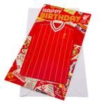 Liverpool FC Retro Shirt Birthday Card Fan Merchandise Christmas Birthday Gift