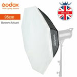 Godox Octagon Softbox 95cm 37" with Bowens Mount for Photography Studio Flash UK