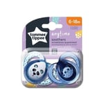 Tommee Tippee Closer to Nature Anytime Soother BPA Orthodontic 6-18m Blue