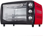 GJJSZ Toaster oven,16L Oven 250 ℃ Temperature Adjustable and 60 Minutes Timer 1380W Household Three-layer Automatic Baking Barbecue Cake Pizza