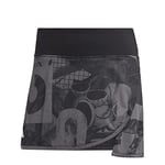 adidas Jupe Club HR6492 T-Shirt Graphique pour Femme Gris Five/Noir/Carbone Taille L