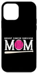 iPhone 12 mini Pink Ribbon Baseball - Breast Cancer Survivor Mother Mom Case