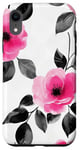 Coque pour iPhone XR Rose aquarelle Roses florales Roses roses roses