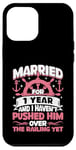 iPhone 12 Pro Max 1st Wedding Anniversary Cruise Ship Married 1 Year Women Case