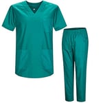 Misemiya - Ensemble Uniformes Unisexe Blouse - Uniforme Médical avec Haut et Pantalon - Ref.8178 - Medium, Vert 21