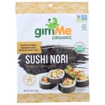 Organic Roasted Seaweed Sushi Nori Wraps 0.81 Oz By Gimme