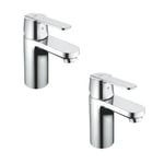 GROHE Mitigeur lavabo Get taille S Chromé centré x2