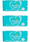 Pampers Fresh Clean Baby Scent Wipes 52 Wipes x 3