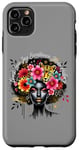 Coque pour iPhone 11 Pro Max Femme noire Love Joy Excellence Pride Black History