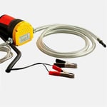 Heliotrade - Pompe à huile electrique 12V pour vidange extraction gasoil diesel et liquide