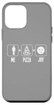 iPhone 12 mini Me Plus Pizza Equal Joy - Humorous Pizza Lover Case