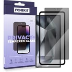 FoneKit Privacy+ Full Cover -panssarilasi, Google Pixel 9 Pro XL, musta