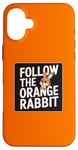 iPhone 16 Plus Follow the Orange Rabbit - Bitcoin Cryptocurrency Crypto Case