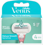 Gillette Venus Extra Smooth Sensitive rakblad 4 st